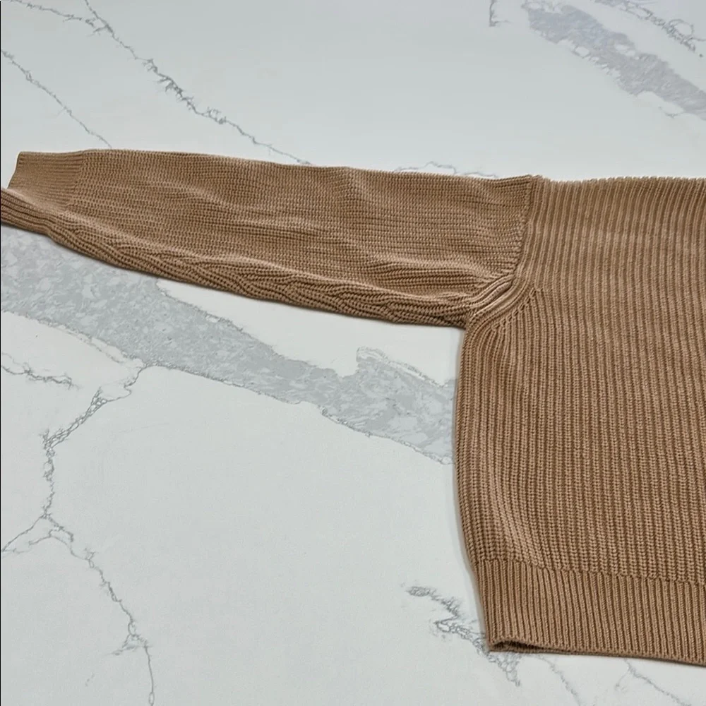 Quince Camel Knit Sweater - Picture 4 of 6